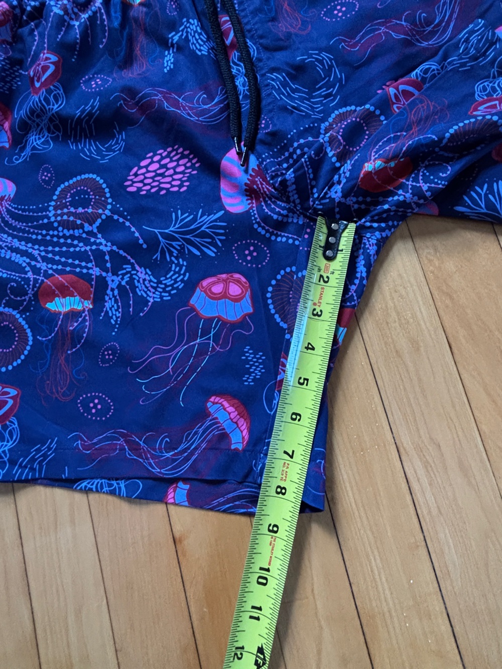 Jellyfish Men’s XL Bathing Suit | MeUndies Blue Purple Swim Trunks Beach Shorts - Picture 13 of 15